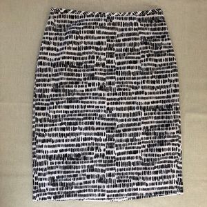 Calvin Klein Black and White Skirt
